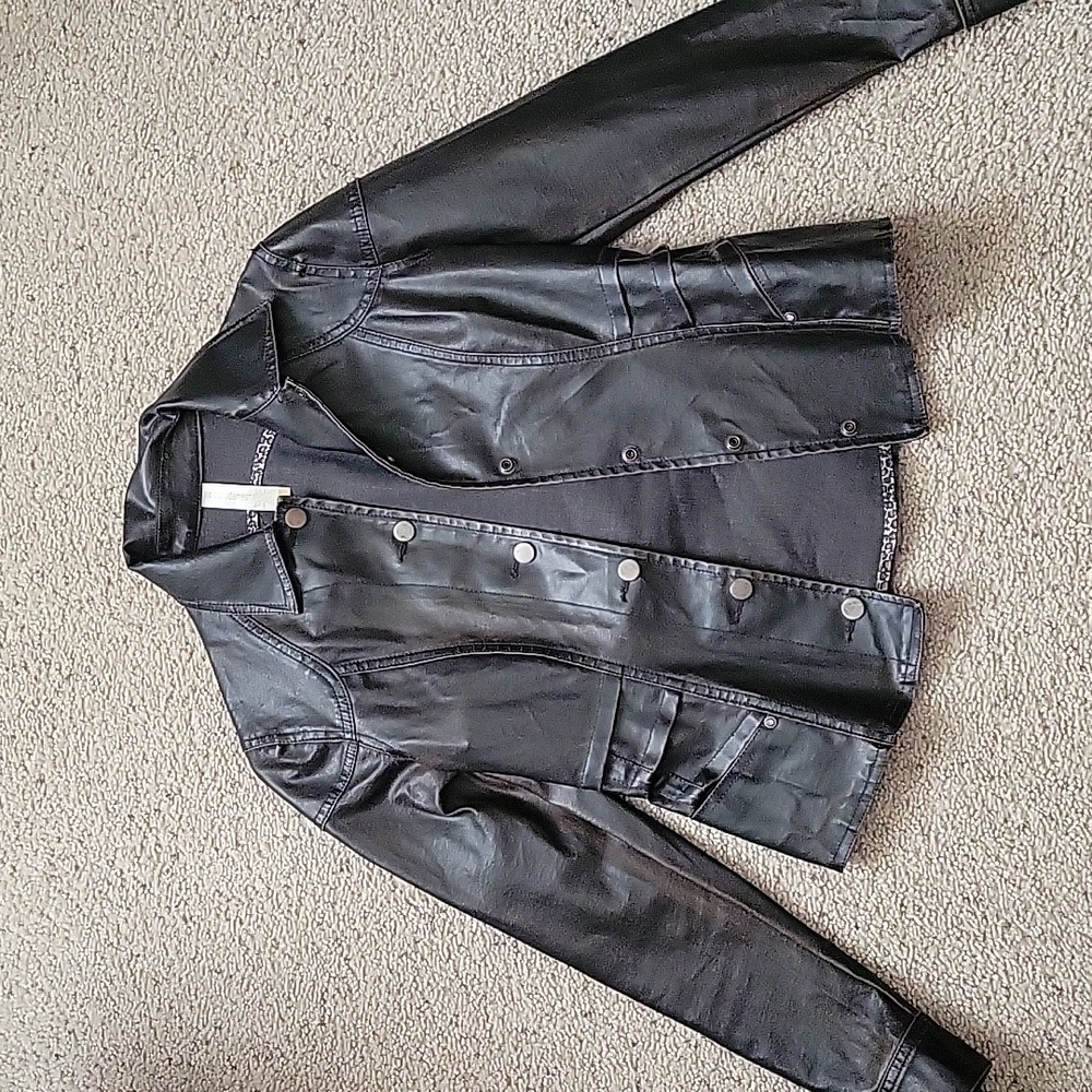 Leather like jacket